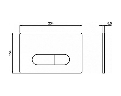 Инсталляция Ideal Standard Prosys R027767 для унитаза без клавиши смыва