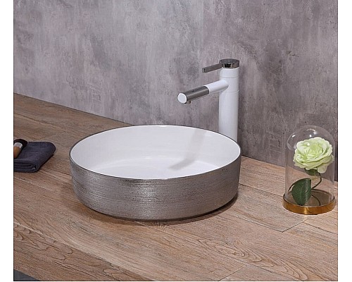 Раковина-чаша CeramaLux 36 C1054-1 Серебряная