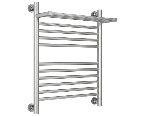 Полотенцесушитель водяной 600х500 сатин Сунержа Богема с полкой+ 071-0223-6050