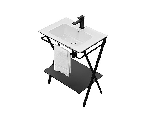 Металлическая структура Kerama Marazzi PIANO Next напольная 65, черная матовая Металлическая структура Kerama Marazzi PIANO Next напольная 65, черная матовая