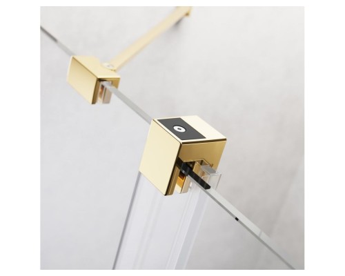 Дверь Furo DWJ Gold 472x200 прозрачное 8 мм левая 1/2