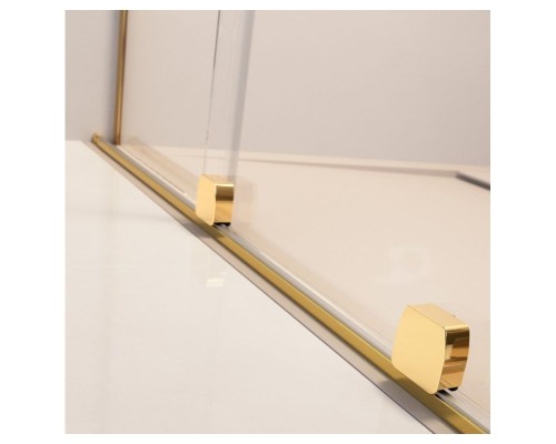 Дверь Furo DWJ Gold 472x200 прозрачное 8 мм левая 1/2