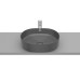 Раковина Roca Inspira round накладная 50х37, оникс 327520640
