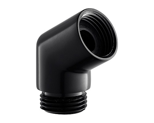 Колено душевой лейки Omnires T87BL черное BLM