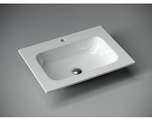 Умывальник накладной Ceramica Nova прямоугольный Element 610x457x137мм