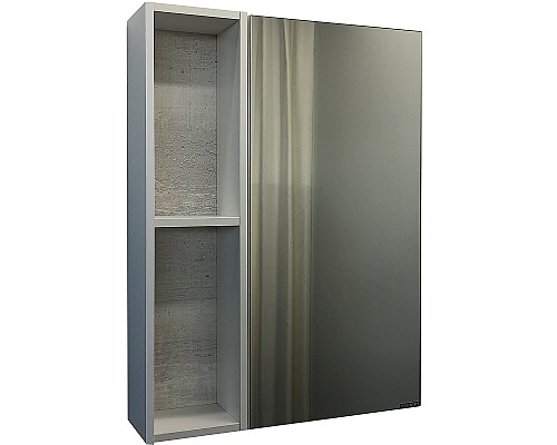 Зеркальный шкаф Comforty Прага 60 00004147599 Дуб белый