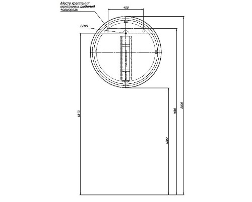 Зеркало Allen Brau Infinity 80 1.21017.WT с подсветкой Белое с сенсорным выключателем