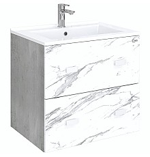 Тумба под раковину Onika Марбл 65.13 106548 подвесная Мрамор Камень бетонный