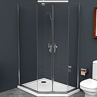 Душевой уголок BelBagno Uno 120х90 UNO-195-PH-2-120/90-C-Cr Хром