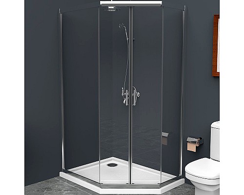 Душевой уголок BelBagno Uno 120х90 UNO-195-PH-2-120/90-C-Cr Хром