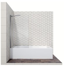 Шторка на ванну Ambassador Bath Screens 70х140 профиль Хром стекло CrystalPure
