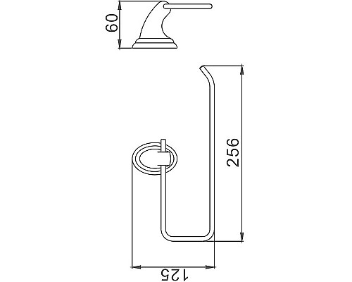 Держатель бумажных полотенец Haiba HB1503-2 Хром