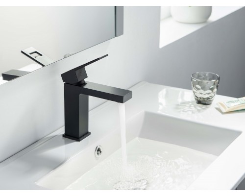 Смеситель для раковины Timo Briana 7161/03F черный