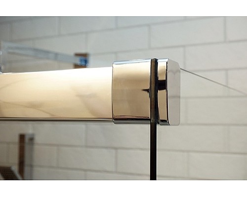 Душевой уголок Omnires Soho 120х80 L/R CLP12X + CLR80X профиль Хром стекло прозрачное