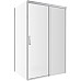 Душевой уголок Omnires Soho 120х80 L/R CLP12X + CLR80X профиль Хром стекло прозрачное