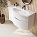 Раковина Kerama Marazzi RIVA мебельная правая с крепежом 100, белая глянцевая