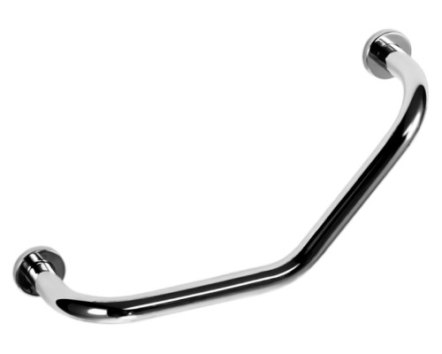 Поручень угловой Nofer Brass хром, глянцевый