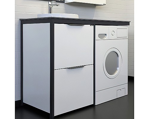 Тумба с раковиной Comforty Лозанна 120 00-00009517 Белый