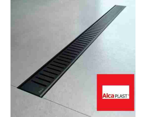 Решетка AlcaPlast PURE-850BLACK черный матовый