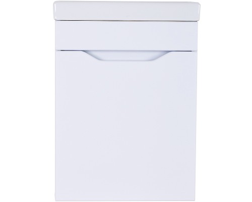 Тумба с раковиной Orange Мини 40 Mini-40TUW+Ra подвесная Белый глянец