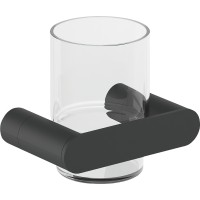 Стакан для зубных щеток Nofer Verona 16881.N Черный матовый