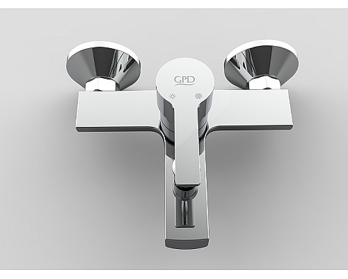 Смеситель для ванны GPD Solus MBB55 Хром