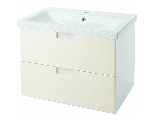 Тумба под раковину Bellezza Пегас 60 4630409270078 подвесная Бежевая