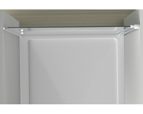 Душевая дверь Vincea Alpha 65 профиль Хром стекло текстурное