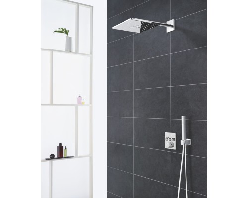 Верхний душ Grohe с душевым кронштейном 26479000 400 мм