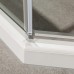 Душевой уголок Vincea Slim-U 90x90 профиль Хром стекло прозрачное