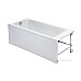 Акриловая ванна Roca Easy 180x80 прямоугольная белая 248618000
