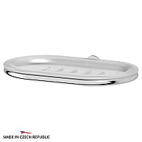 Держатель с мыльницей - компонент для штанги (пластик; хром) FBS UNI 059 