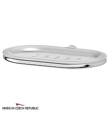 Держатель с мыльницей - компонент для штанги (пластик; хром) FBS UNI 059 