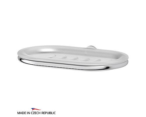 Держатель с мыльницей - компонент для штанги (пластик; хром) FBS UNI 059