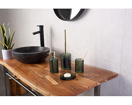 Стакан для зубных щеток Ridder Sherine 2166105 Зеленый