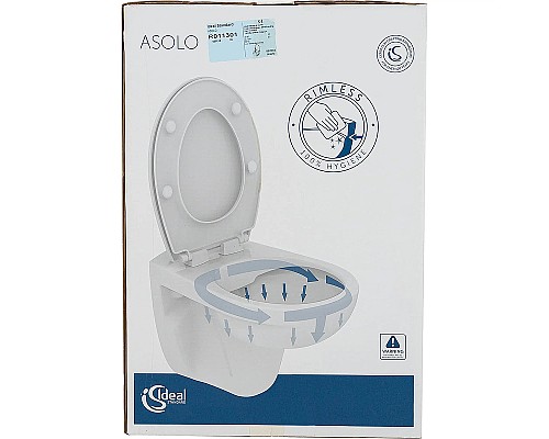 Унитаз Ideal Standard Asolo R011301 подвесной с сиденьем Микролифт