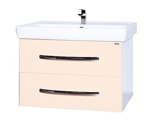 Тумба под раковину Bellezza Рокко 70 4635311670077 подвесная Бежевая Белая