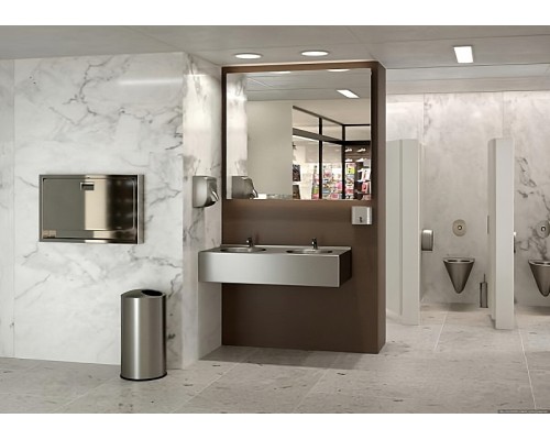 Унитаз Nofer 13018.S подвесной Нержавеющая сталь матовая без сиденья