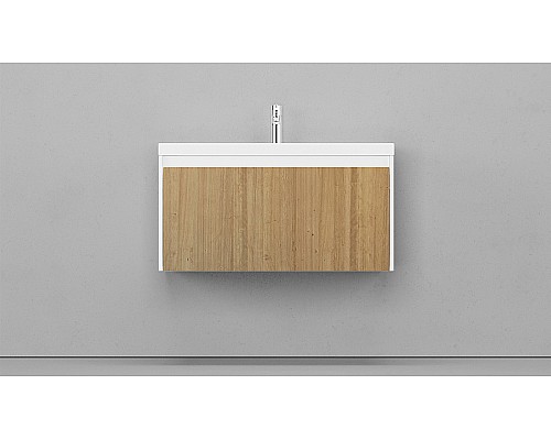 Тумба под раковину Velvex Klaufs 90 tpKLA.90.1Y.NEW-617.216 подвесная Шатанэ Белая