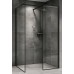 Душевая перегородка Abber Immer Offen 120 AG67129B профиль Черный стекло прозрачное