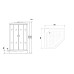 Душевая кабина Niagara Luxe NG-7717W 100x100