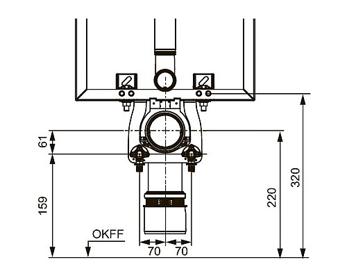 Монтажный комплект для TECE box 9880047