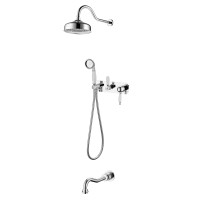 Смеситель для ванны, встроенный Boheme Tradizionale Cromo