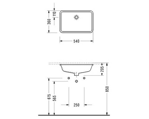 Раковина Serel 50 0561 Белая