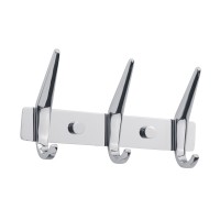 Планка с 3-мя крючками Veragio Gifortes L17.4xH3 хром