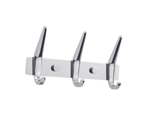 Планка с 3-мя крючками Veragio Gifortes L17.4xH3 хром