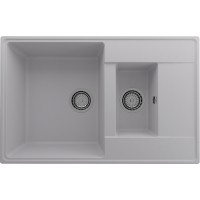 Кухонная мойка Ulgran Quartz Prima 780 1,5 K-04 Платина