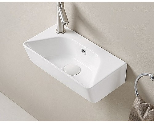 Раковина CeramaLux 40 78578R Белая глянцевая