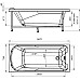 Акриловая ванна Radomir Ларедо 168x78 1-01-0-0-1-027 Белая