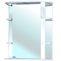 Зеркальный шкаф Bellezza Магнолия 55 R 4612708001010 с подсветкой Белый